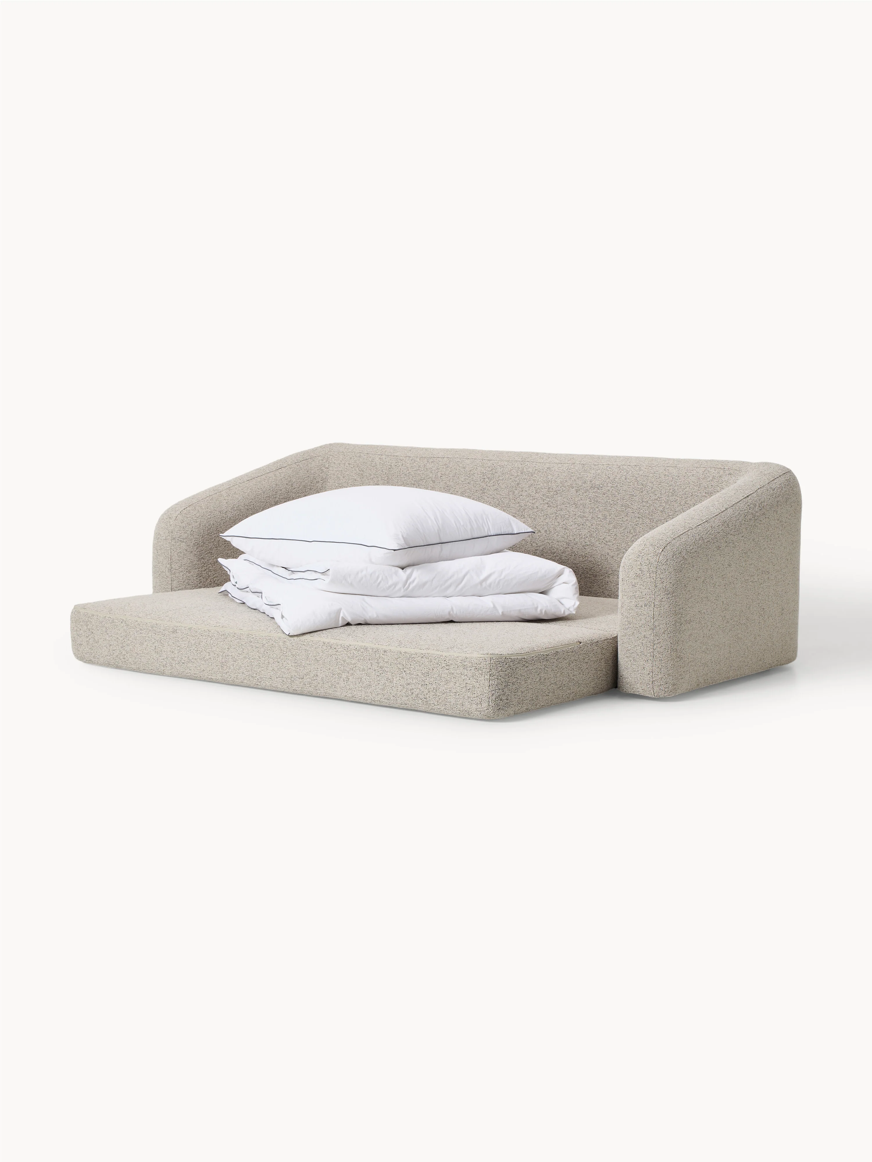 Bouclé slaapbank Eliot (3-zits)