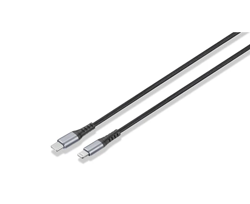 Andersson USB-C - Lightning Braided Black/Space Gray 1,5m