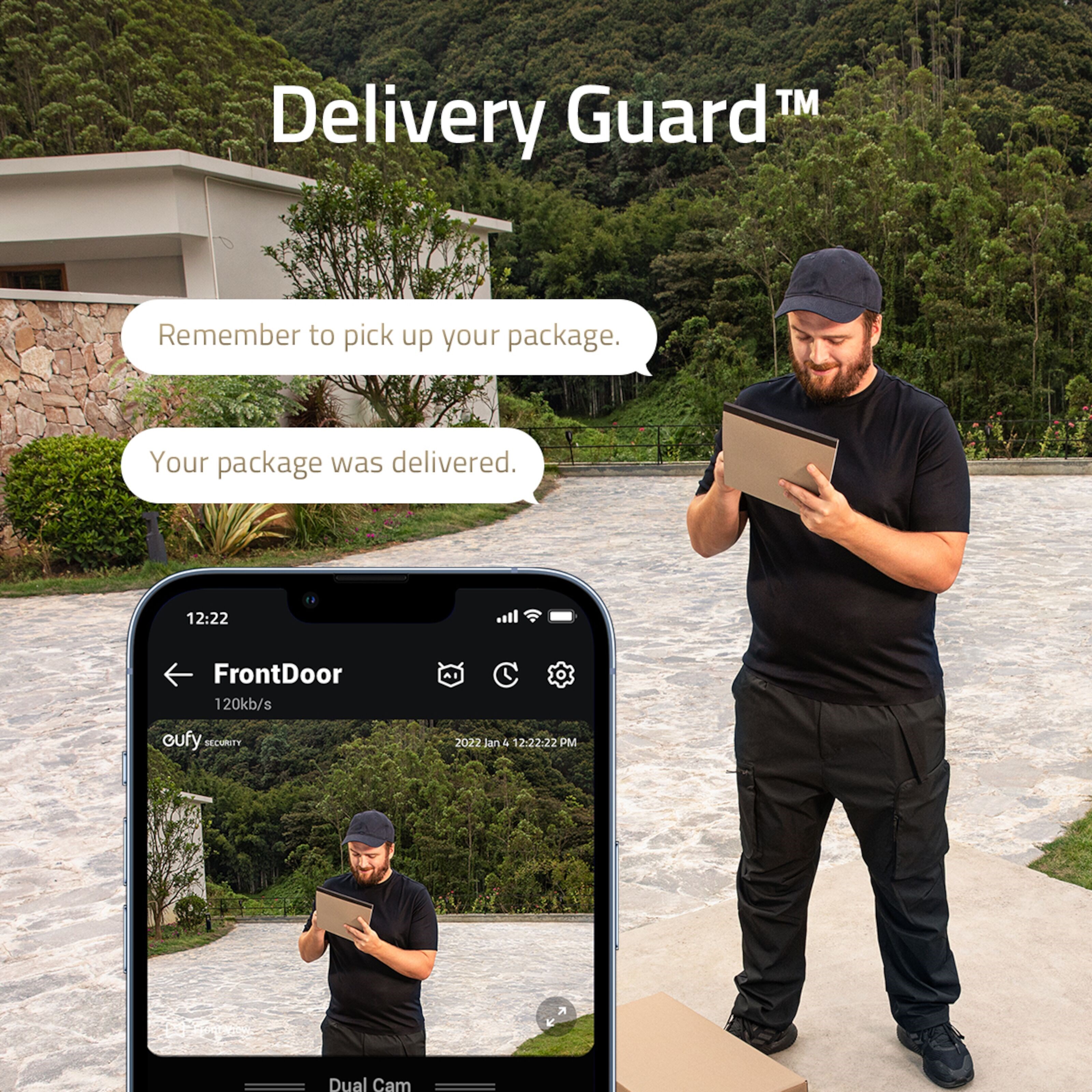 Eufy Dual Video Doorbell 2K Dørklokke Add-on