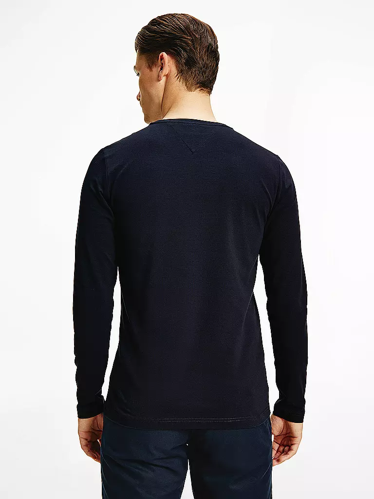 TOMMY HILFIGER Langarmshirt dunkelblau