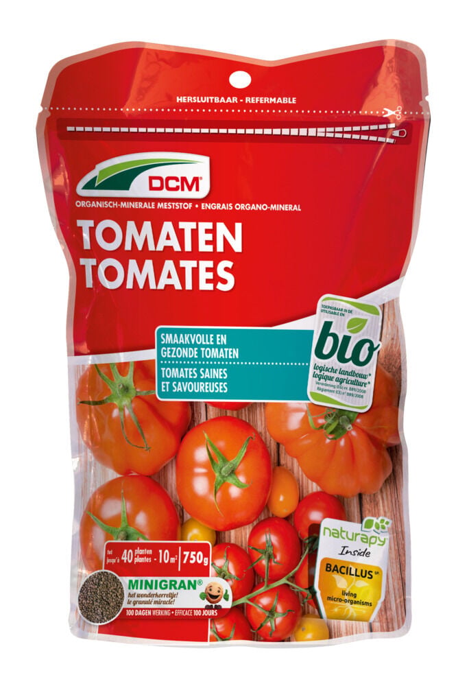 DCM Bio Meststof Tomaten - Moestuinmeststof - 10 m2 - 750 Gram
