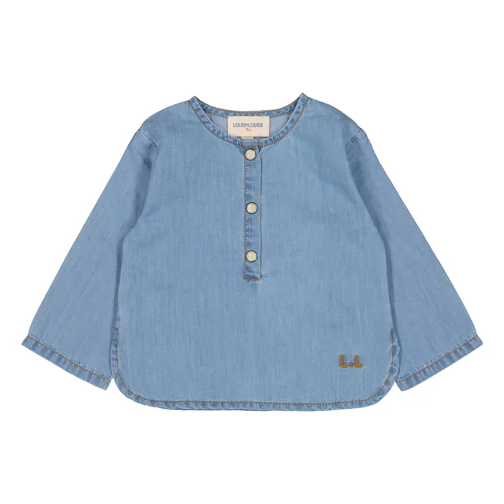 Louis Louise Kurta Oncle Chambray | Bleu jean