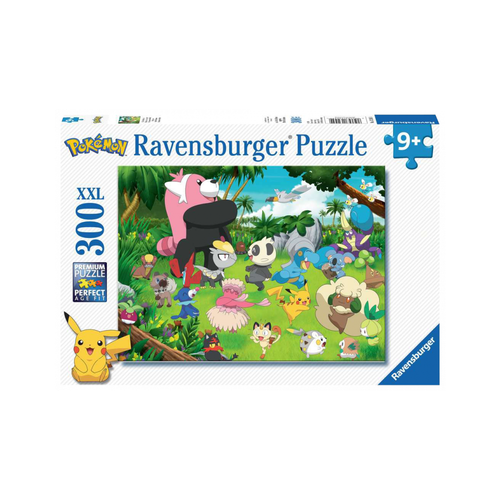 Puzzle Pokémon XXL - Pokémon Sauvages - 300 Pièces
