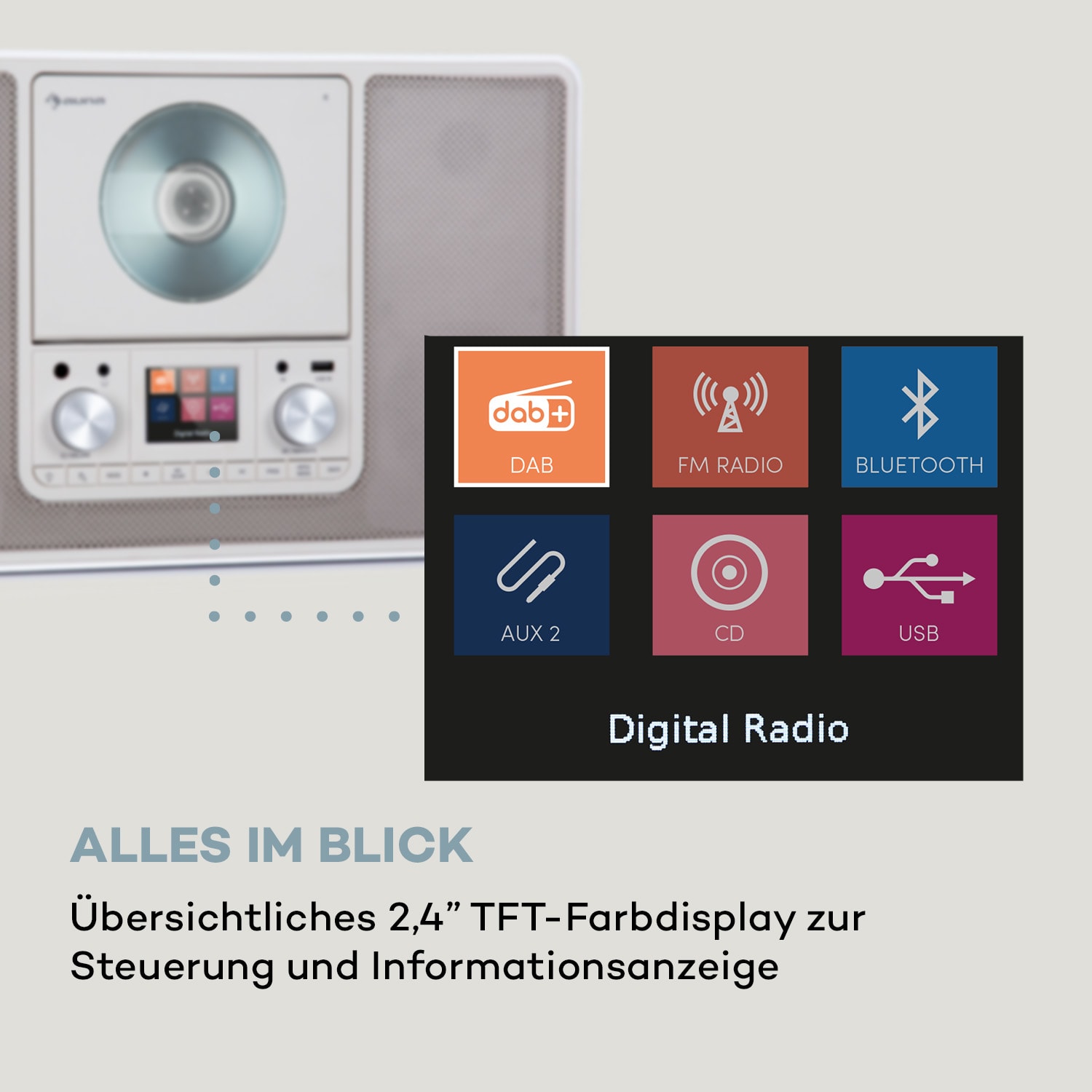 Scala VCD Digitalradio CD BT MP3 DAB+ UKW Radio