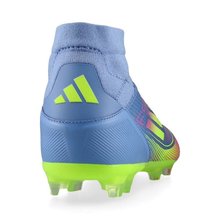 adidas F50 League Mid FG/AG Celestial Victory - Blue Fusion/Lucid Lemon/Lucid Pink