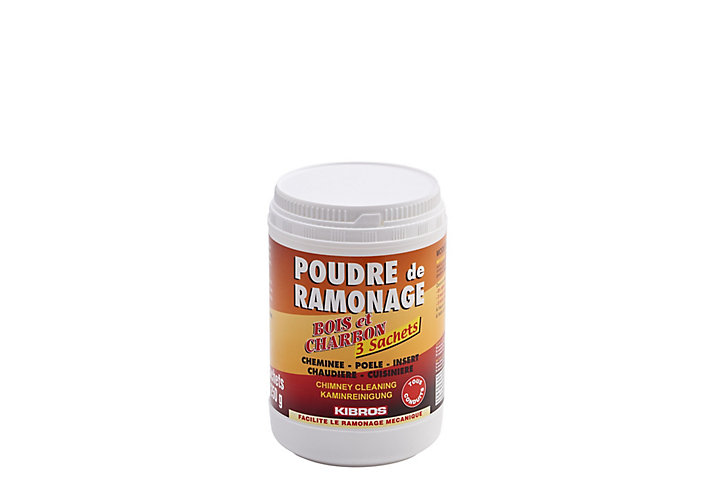 Poudre de ramonage tout conduits Kibros 3 x 250 g