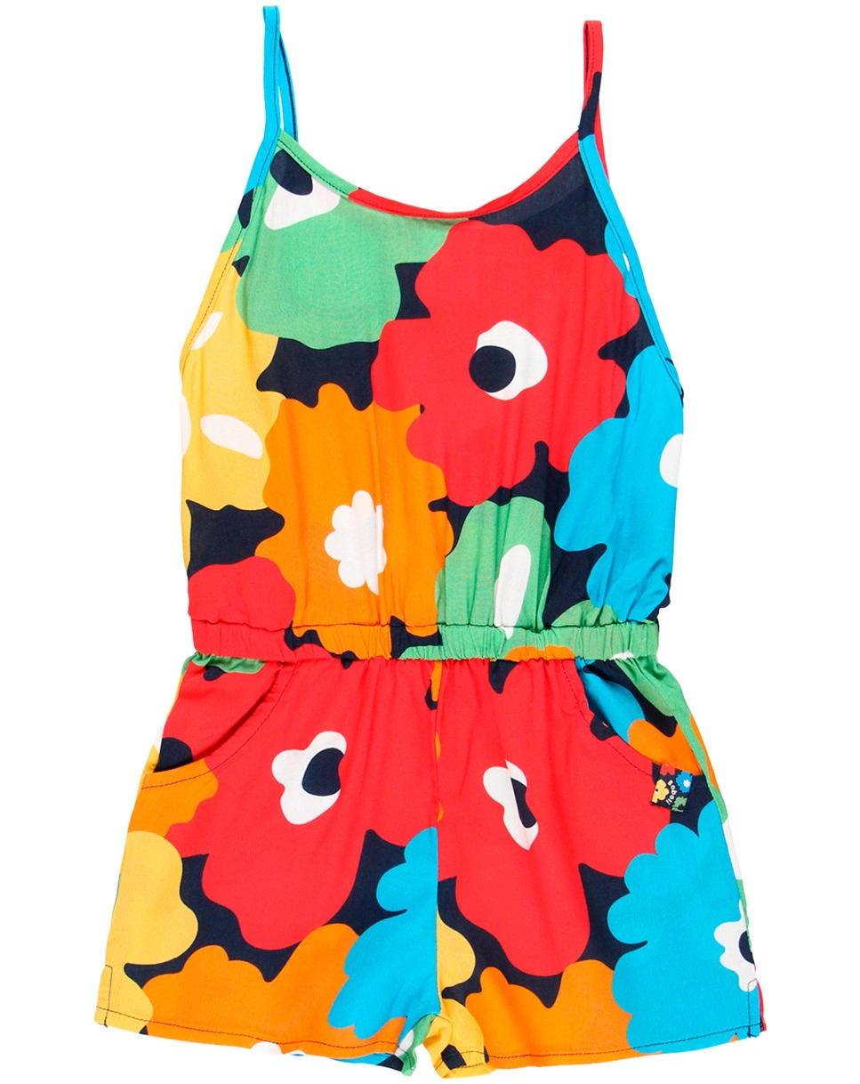 Jumpsuit BIG FLOWERS in bunt