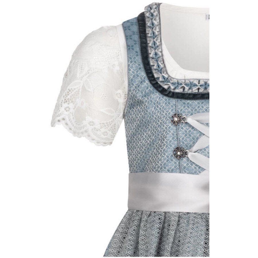 Nübler Kinderdirndl 3-teilig Laura Blau