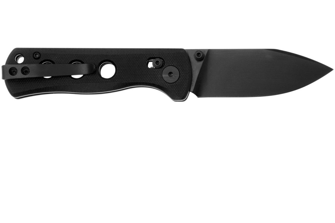 QSP Knife Canary Glyde 150GL-A2 Black 14C28N, Black G10, zakmes