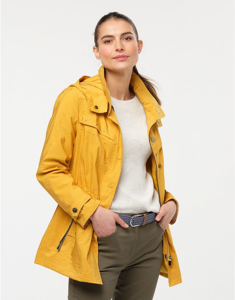 Parka jaune curry