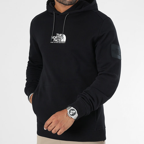 Sweat Capuche Fine Alpine A8583 Noir