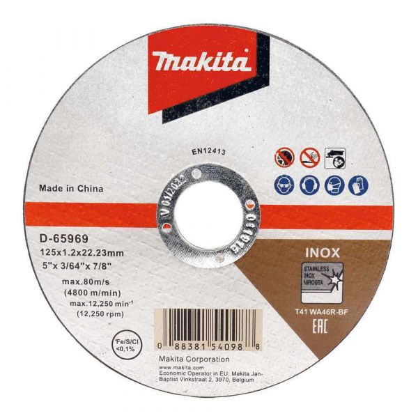 Makita acessório de rebarbadora disco . - - D-65969-12