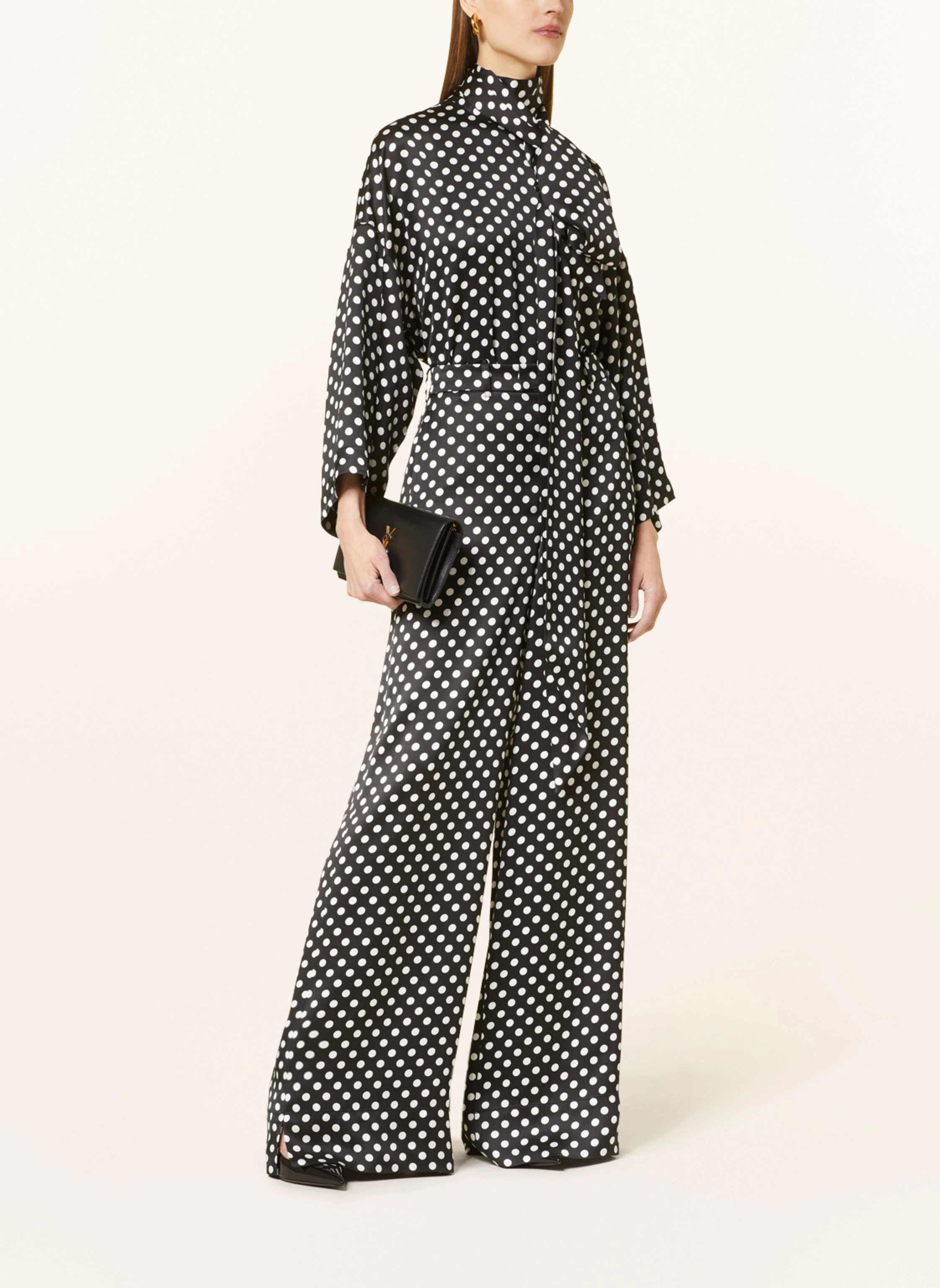 SAINT LAURENT Marlenehose aus Satin