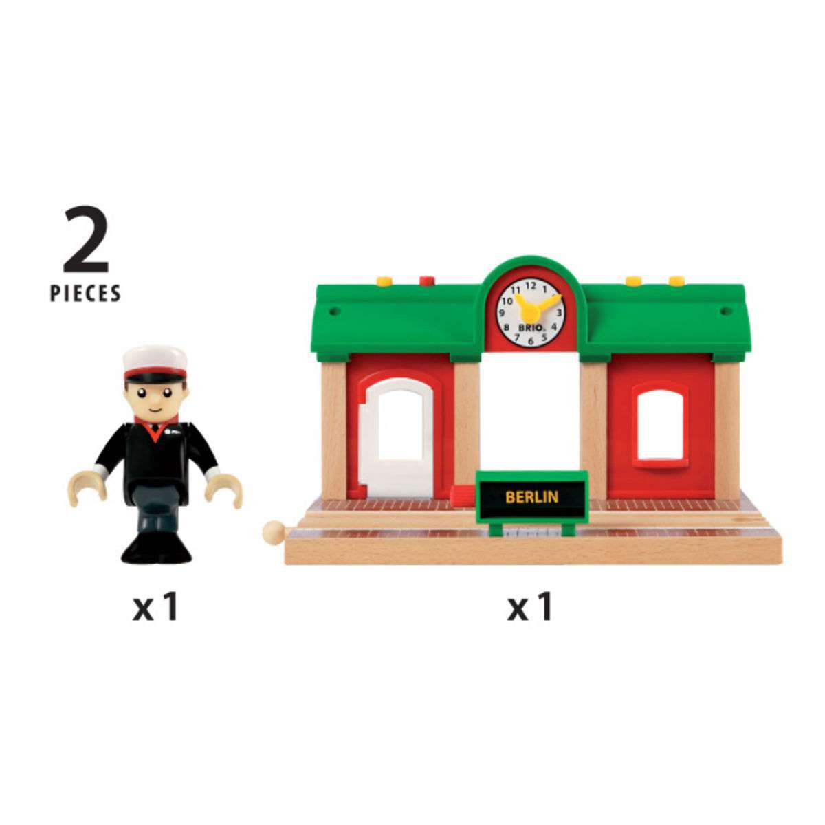 BRIO Spiel Sprechender Bahnhof
