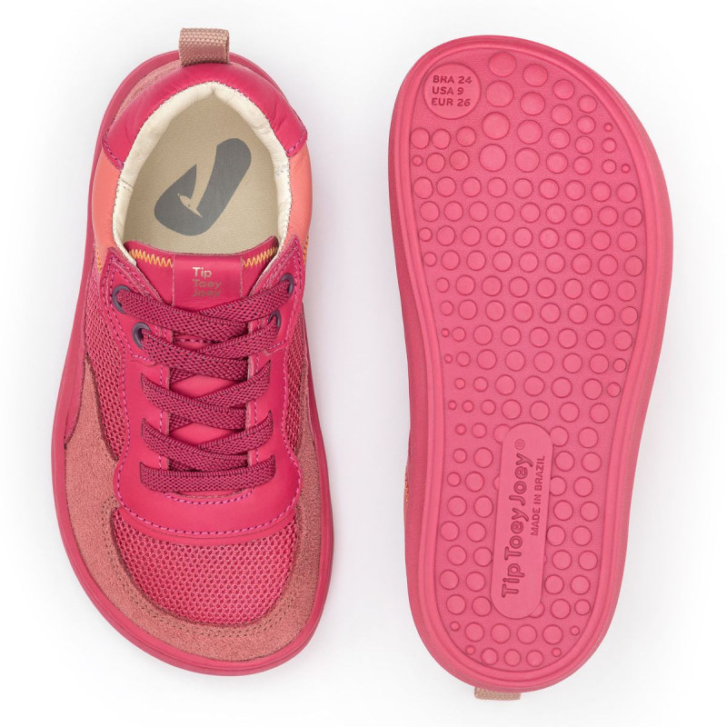 Tip Toey Joey Tip Toey Joey Kidos Sneakers Step Cerejeira Pitaya Pink Coral Matte