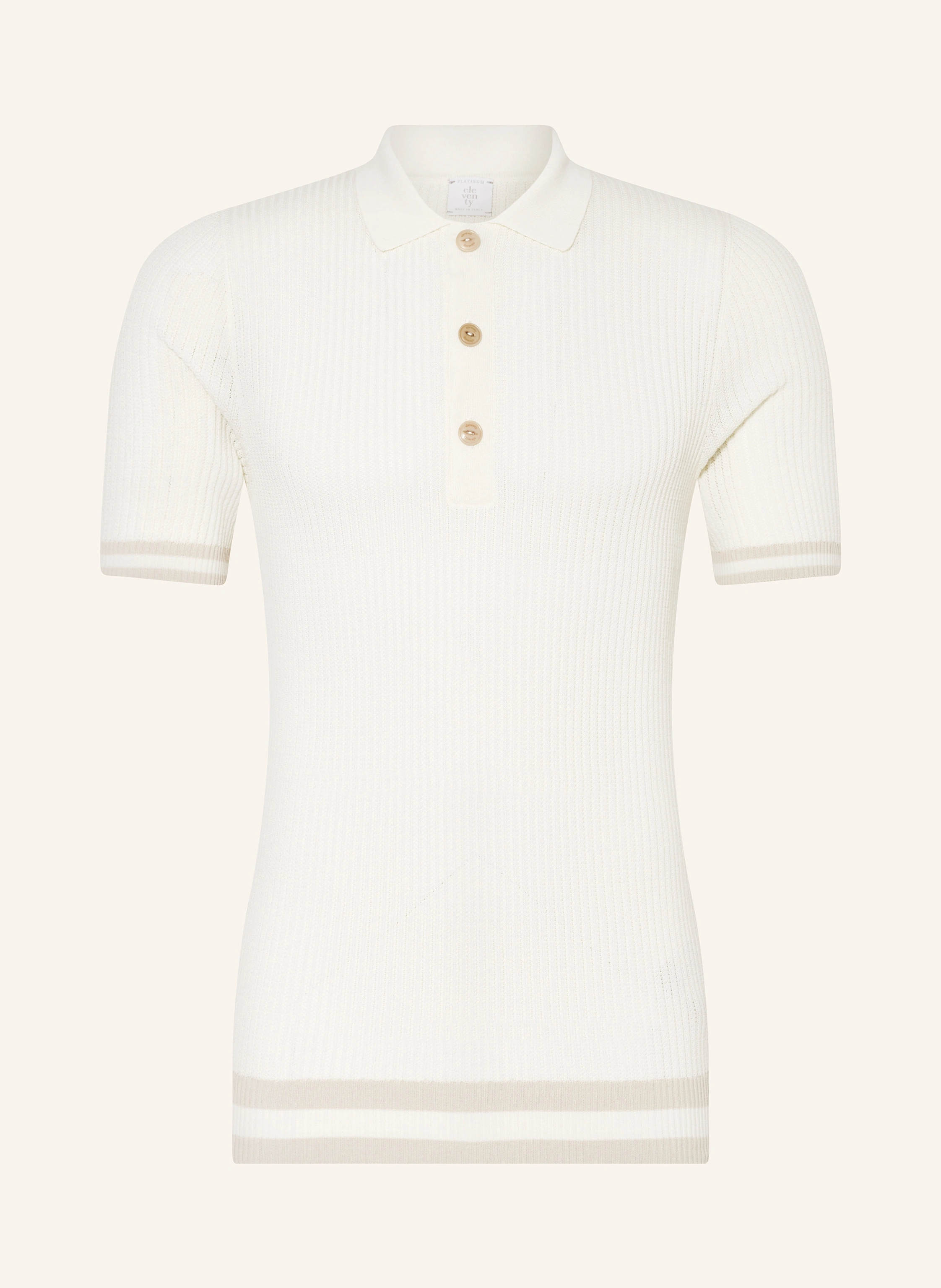 eleventy Strick-Poloshirt