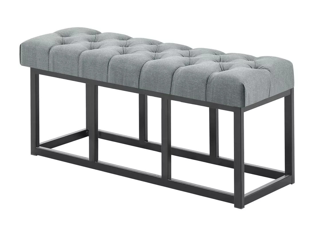 Banquette - Tissu - Gris foncé - Amun