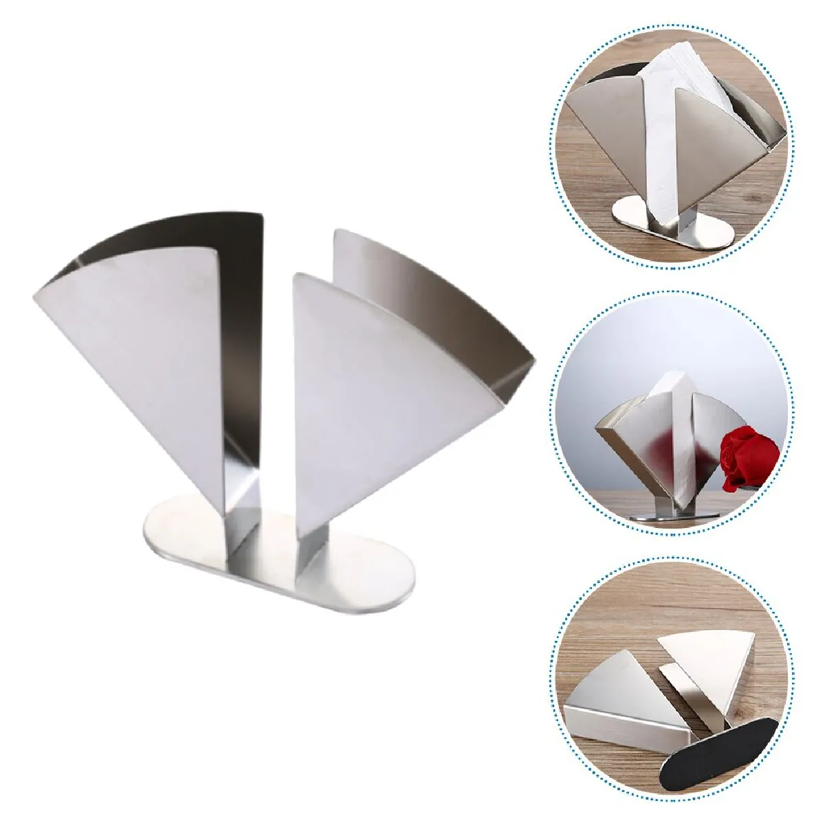 Porte-serviettes de bureau Universal - Argent