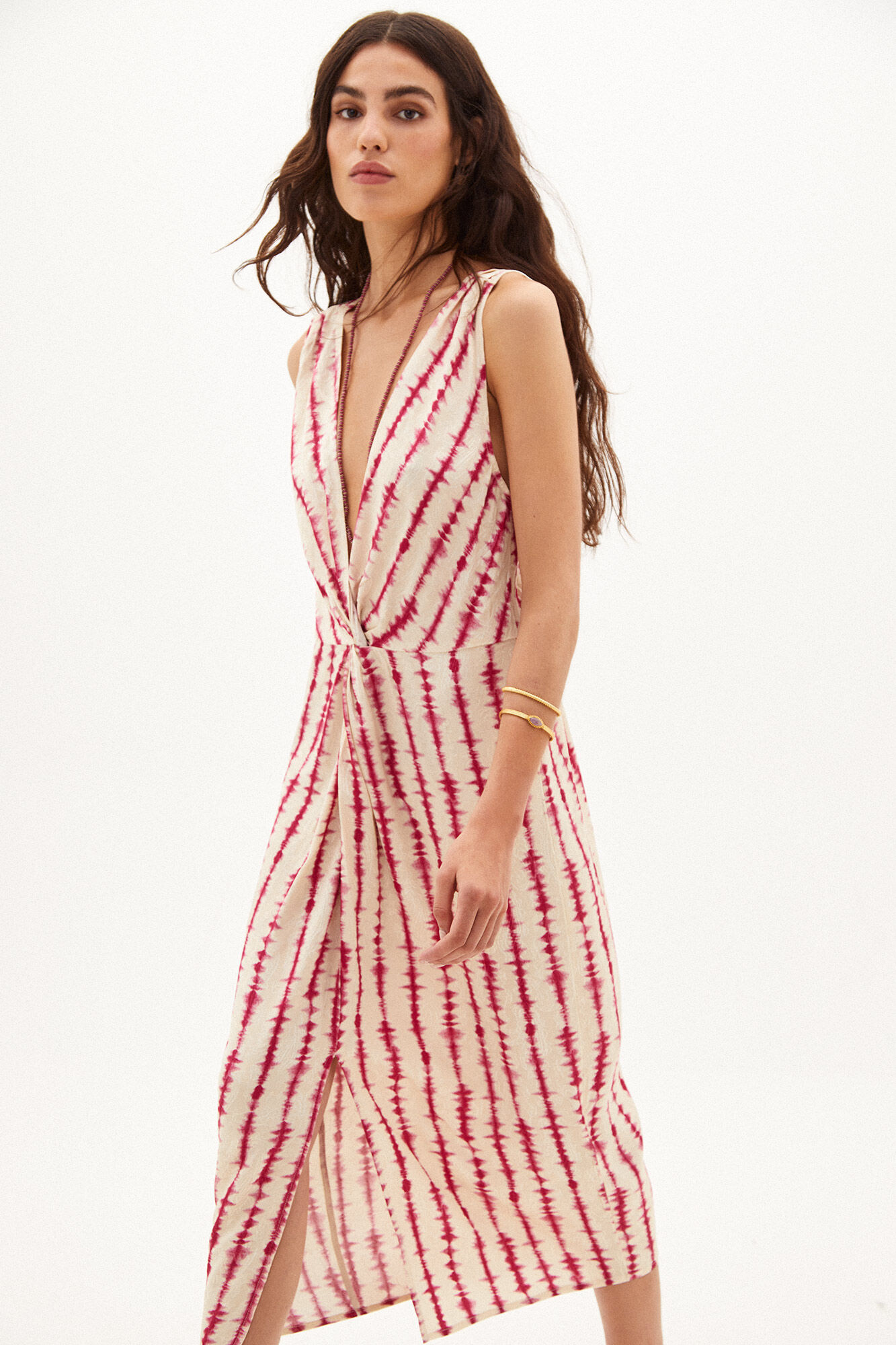 Mariela. Vestido midi estampado - Vários