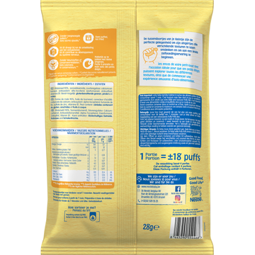 Nestle Baby Snack Puffy Puffs Natuur 7m-36m 28 g