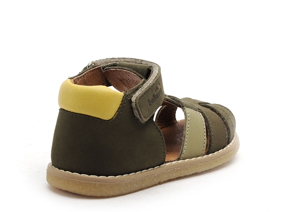 Bellamy nu pieds enfant bebe clovis kaki