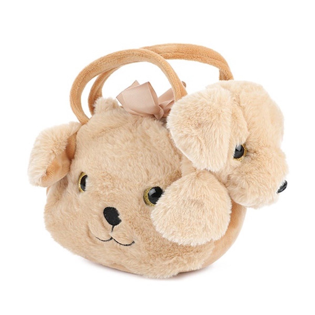 Plüschtasche mit einem Hund, Katze, Hase Plüschtier