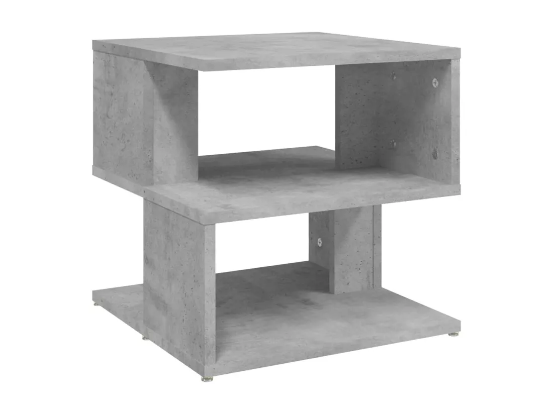 Table d'appoint Gris béton 40x40x40 cm Aggloméré
