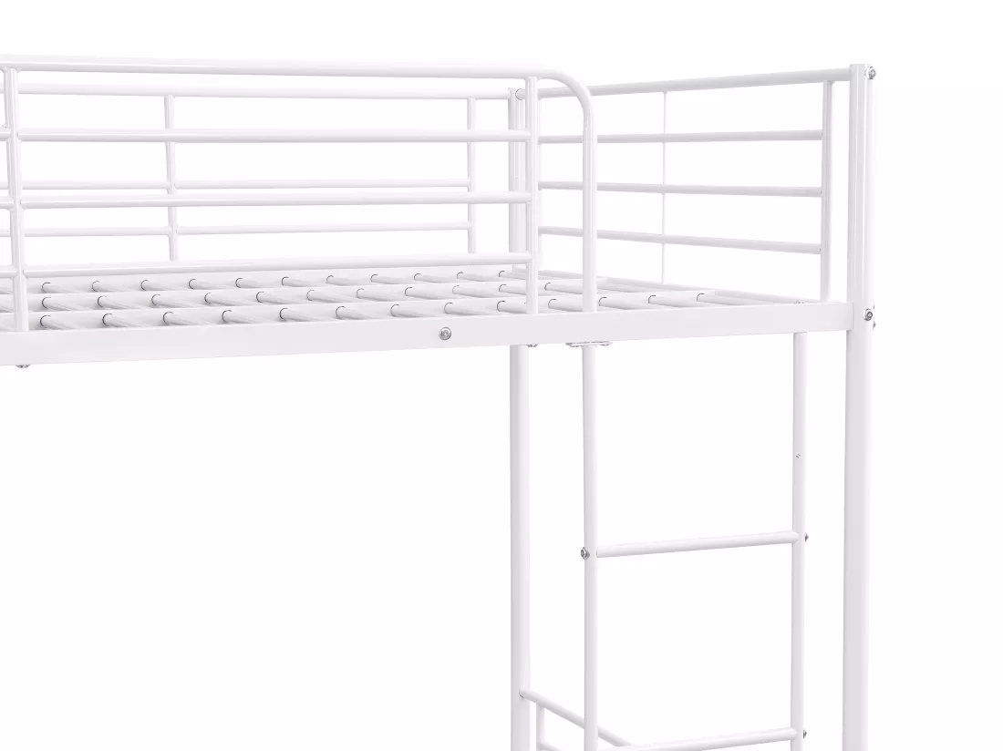 Lits superposés - 2 x 120 x 190 cm - Blanc - DUOTIS II