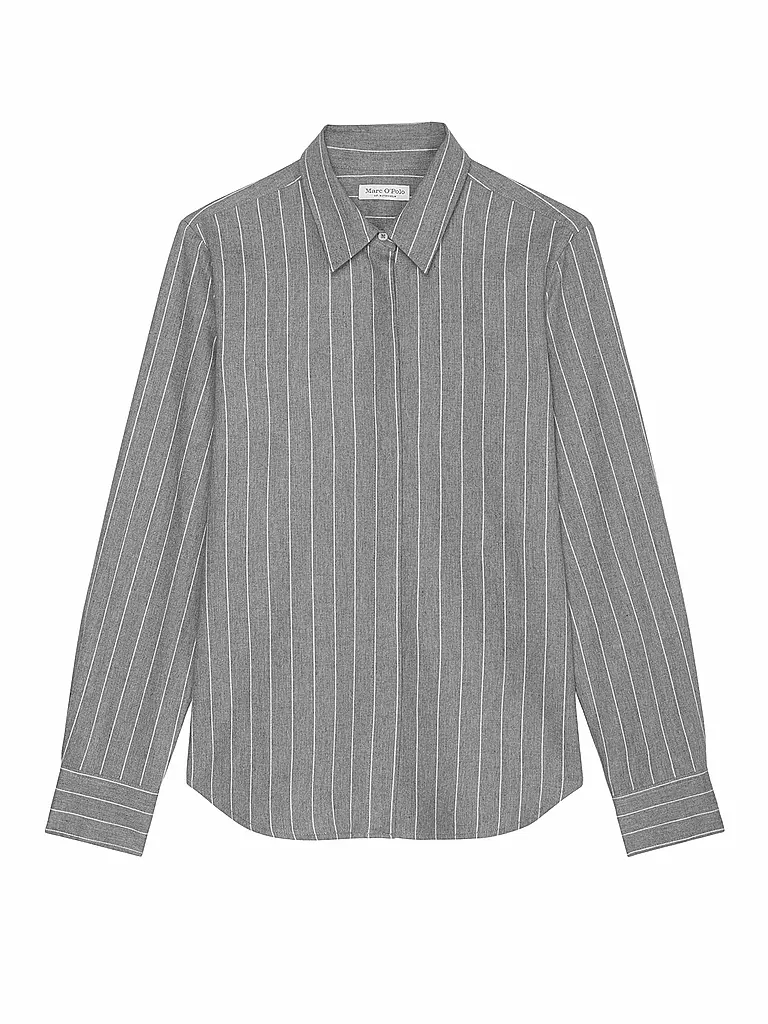 MARC O'POLO Hemdbluse  grau