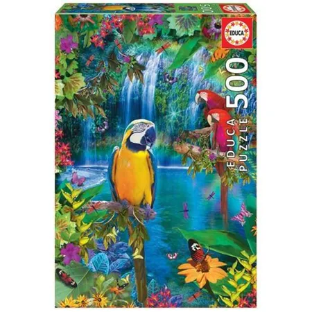 Educa Puzzle Bird Tropical Land 500 Teile