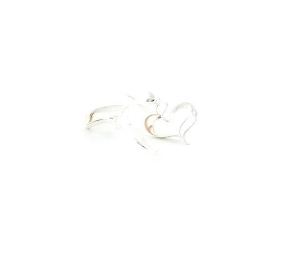 Unique And Co Sterling Rose Gold Plated earrings