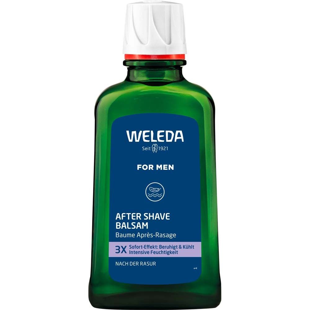Weleda After Shave Balsam  - beruhigt nach der Trocken- oder Nassrasur mit kühlendem Aloe Vera-Gel