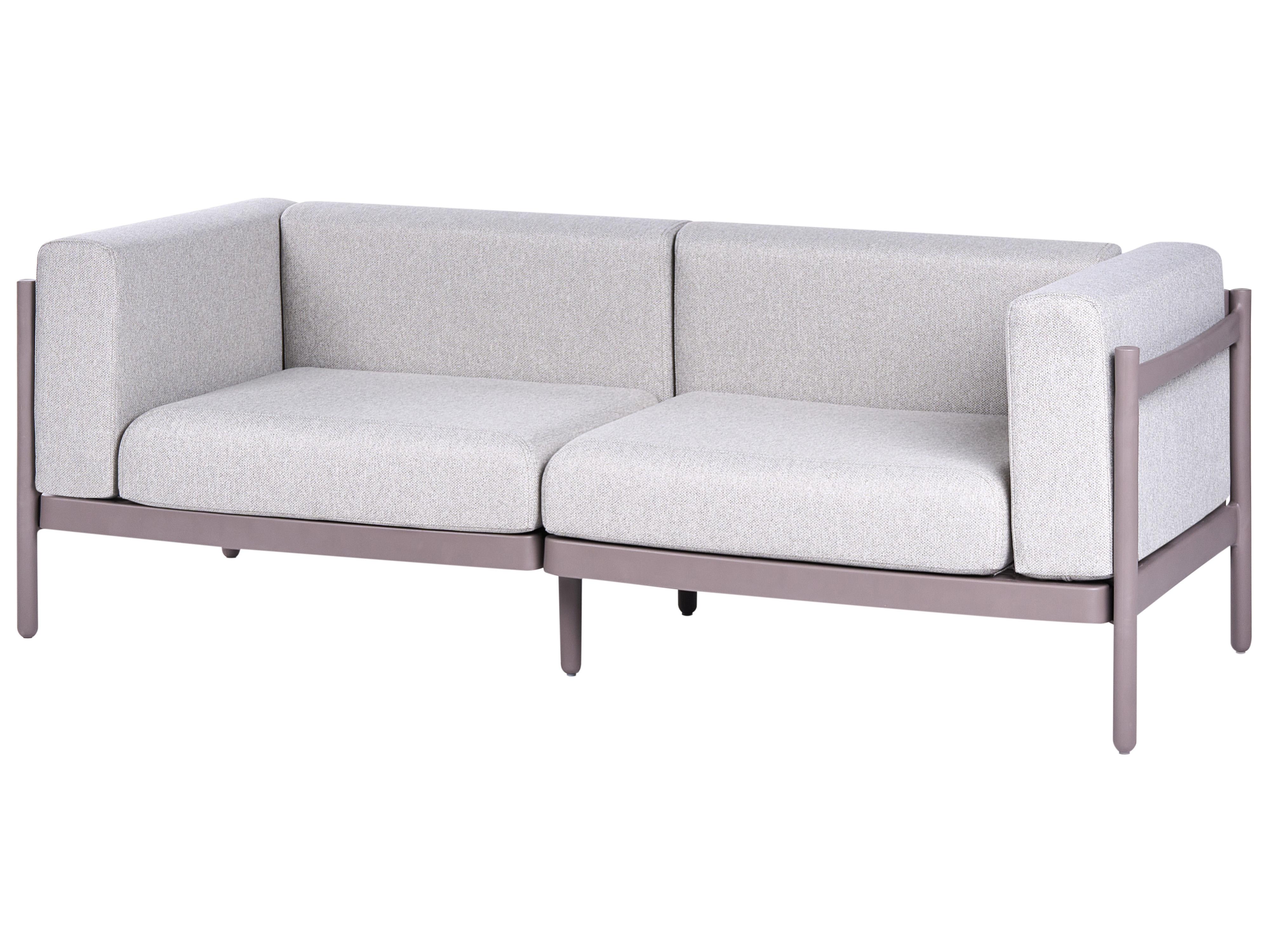 Loungeset met tafel 4-zits FERRETTI Taupe