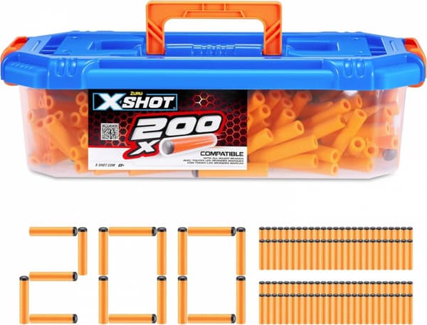 Zuru X-Shot Extra-piler, 200 stk
