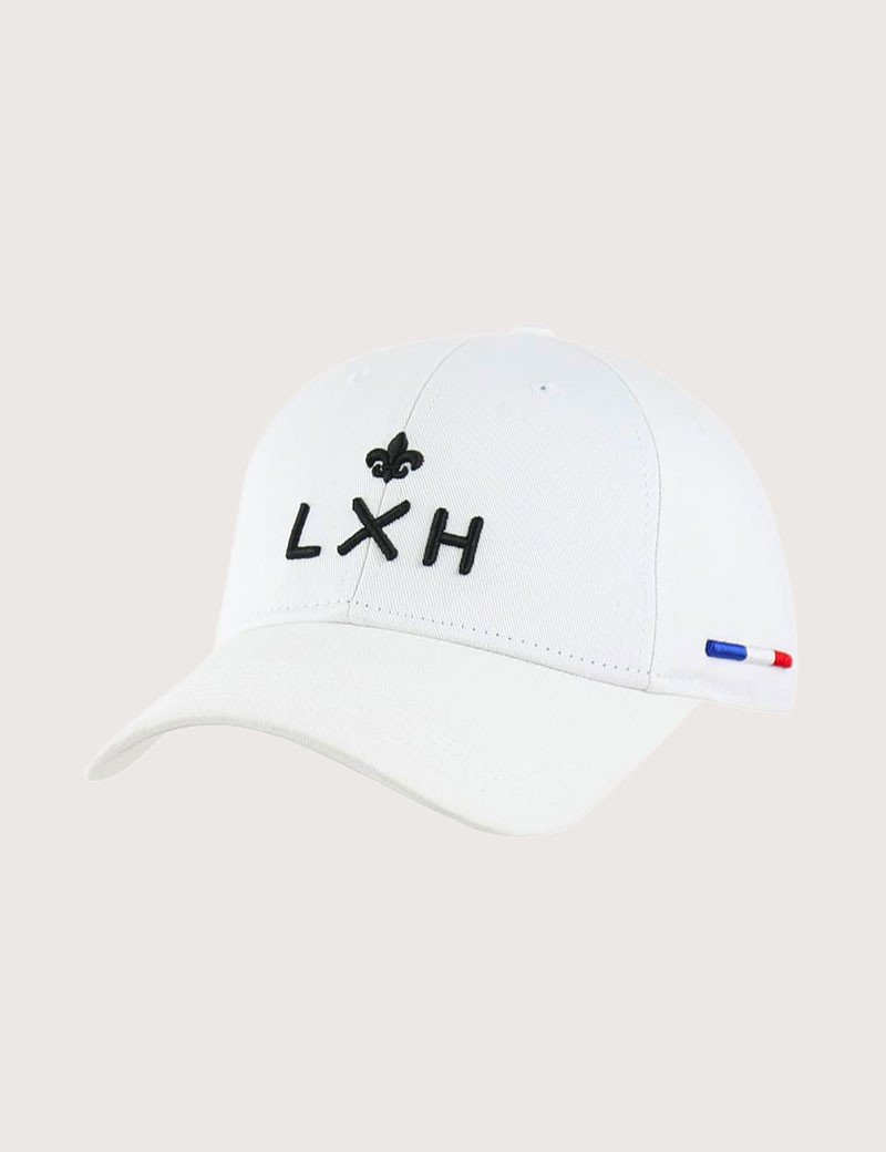 LXH CASQUETTE COTON PARIS BLANCHE