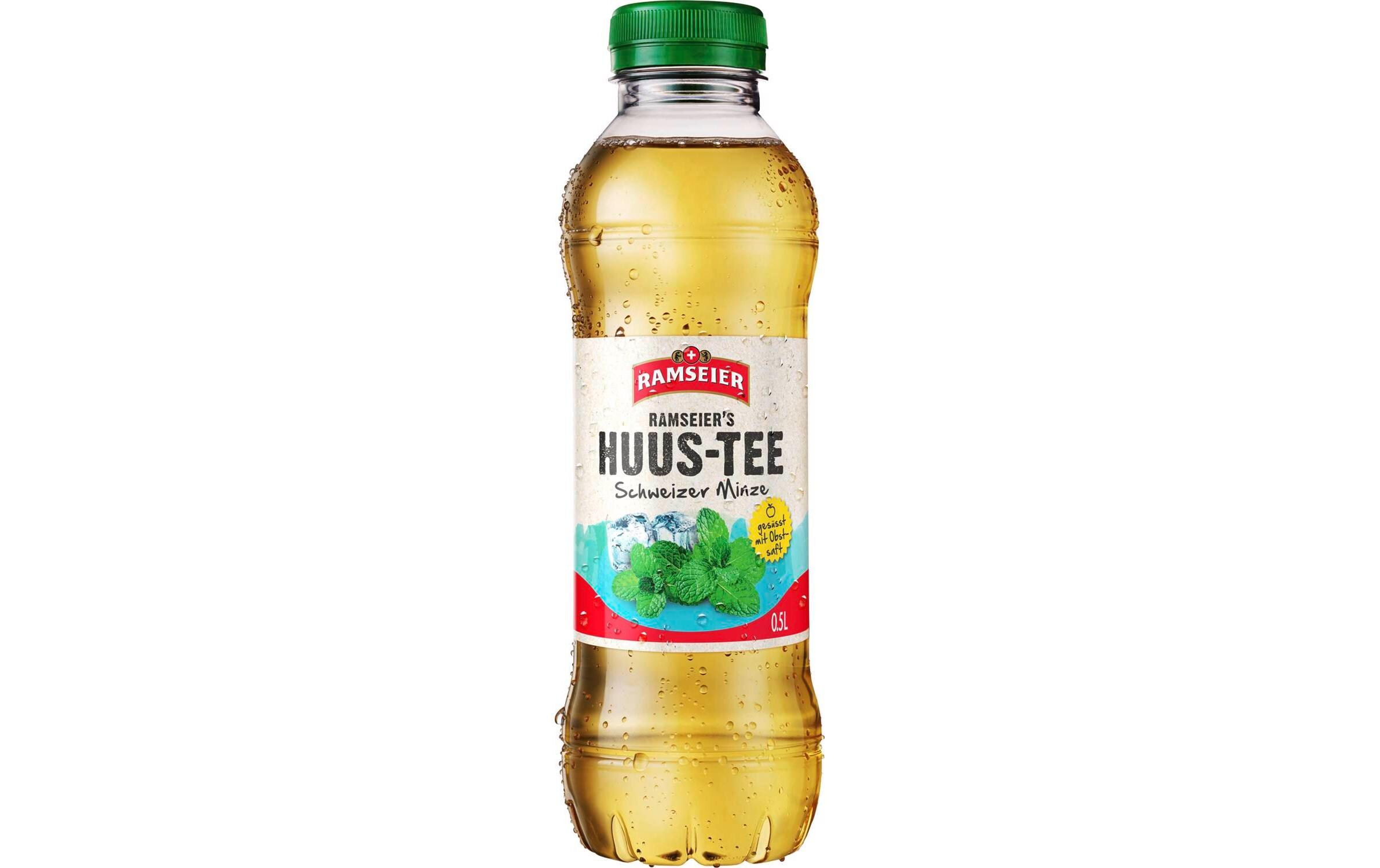 Huus-Tee Minze 6 Stück x 0.5 lKräutertee aus Minze mit Apfel- und Birnensaft