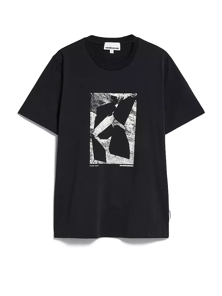 ARMEDANGELS T-Shirt JAAMES ROCKS schwarz