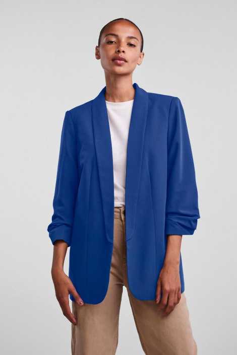 Pieces blauwe dames blazer