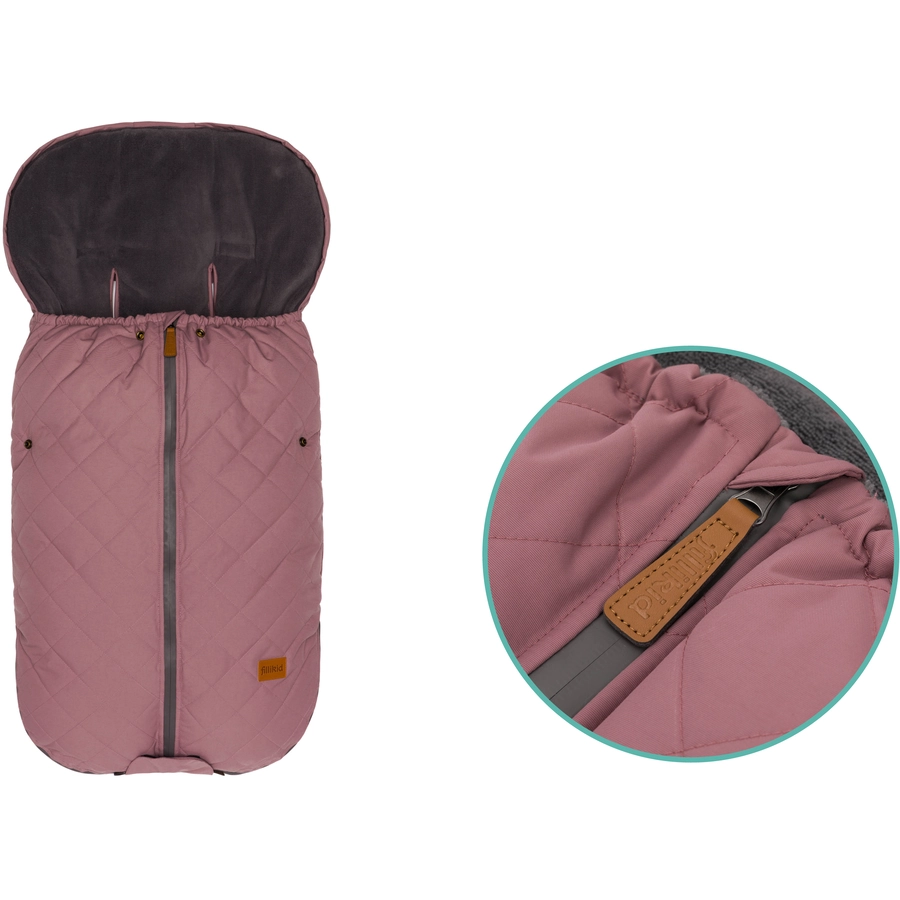 fillikid Winterfußsack Kamet Altrosa