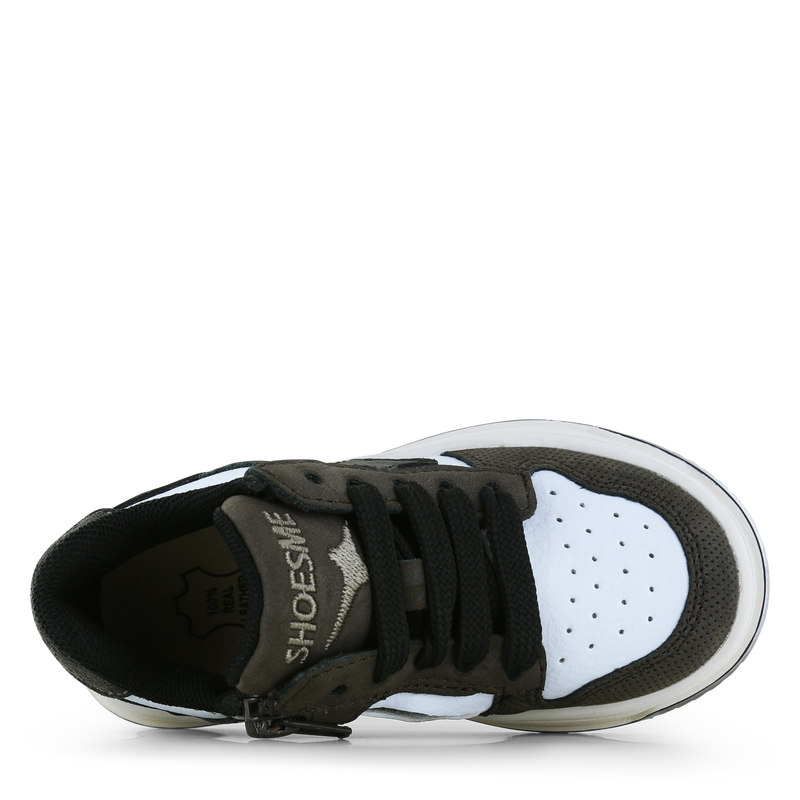 Shoesme donkerbruine sneaker Microfiber leer, Suède | Sale