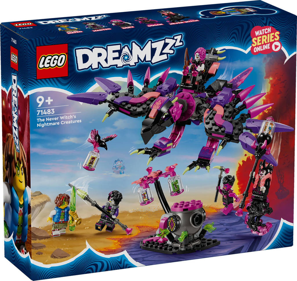 2-in-1 De nachtmerriewezens van de Neder Heks Bouwpakket voor Kinderen 71483 DREAMZzz