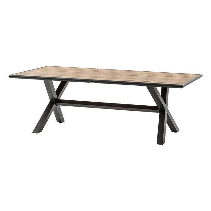 Table de jardin AXIOME Eucalyptus & Graphite