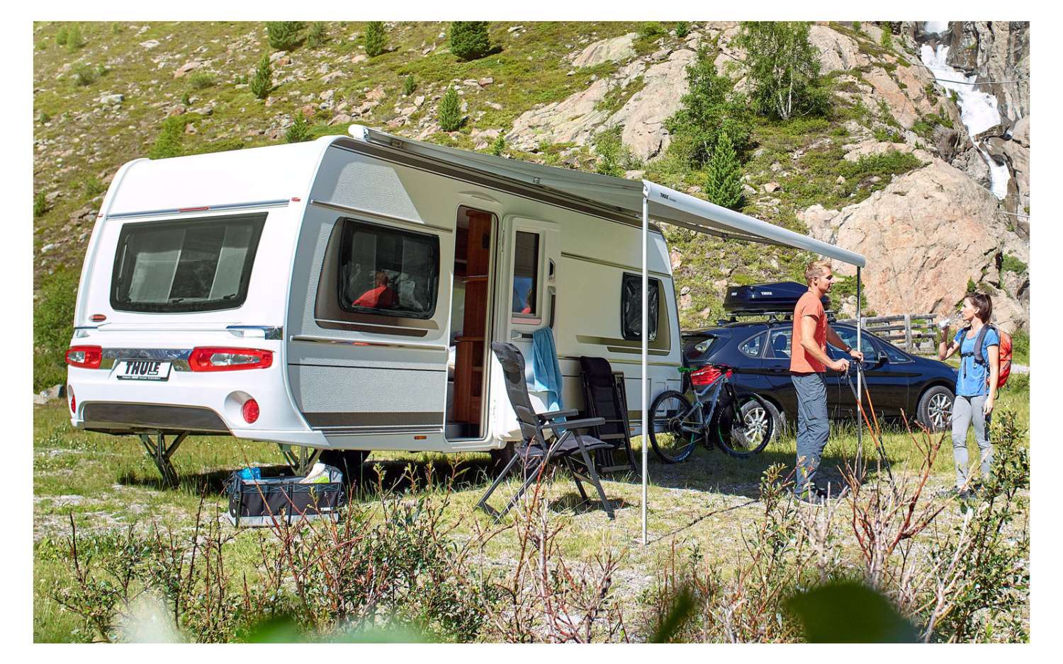 Thule Omnistor 6300 Pack Dachmarkise mit Montagesatz für Ducato / Jumper / Boxer Eloxiert