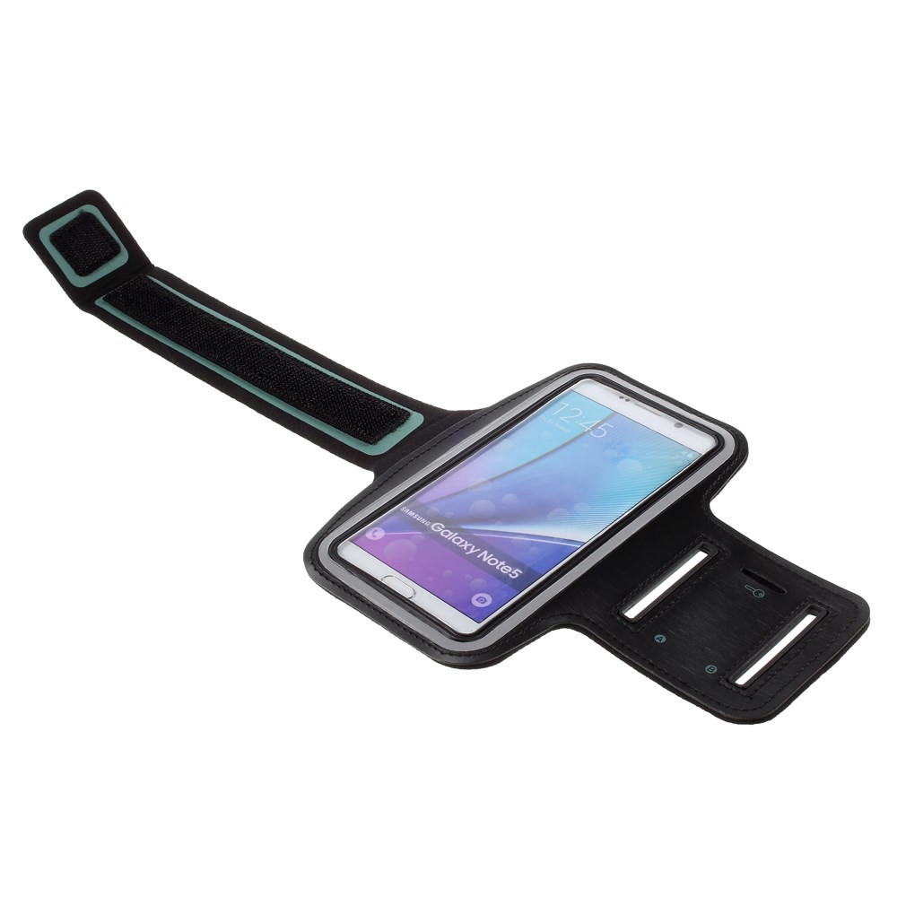 Universal Neopren Fitness Sportarmband   Schlüsselfach - Schwarz