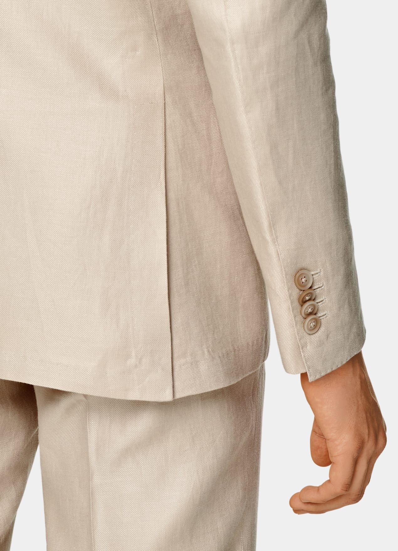 Costume Havana coupe Tailored marron clair