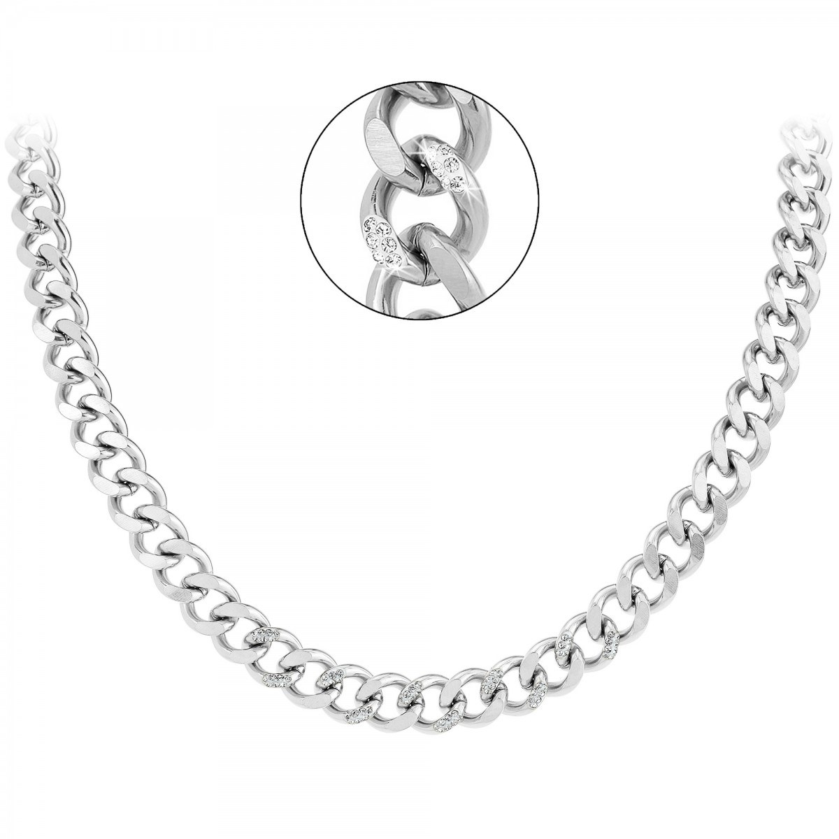 Collier SC Crystal orné de Cristaux scintillants