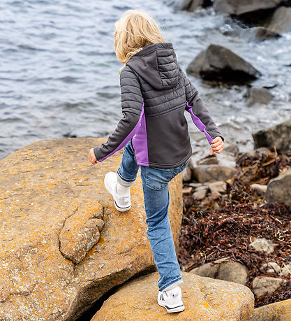Didriksons Softshelljacke m. Thermo - Nelke - Kohle Black