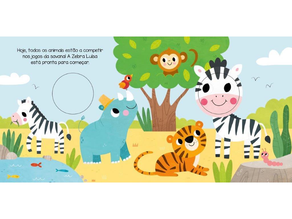 LIVRO AVENTURA ANIMADA ZEBRA