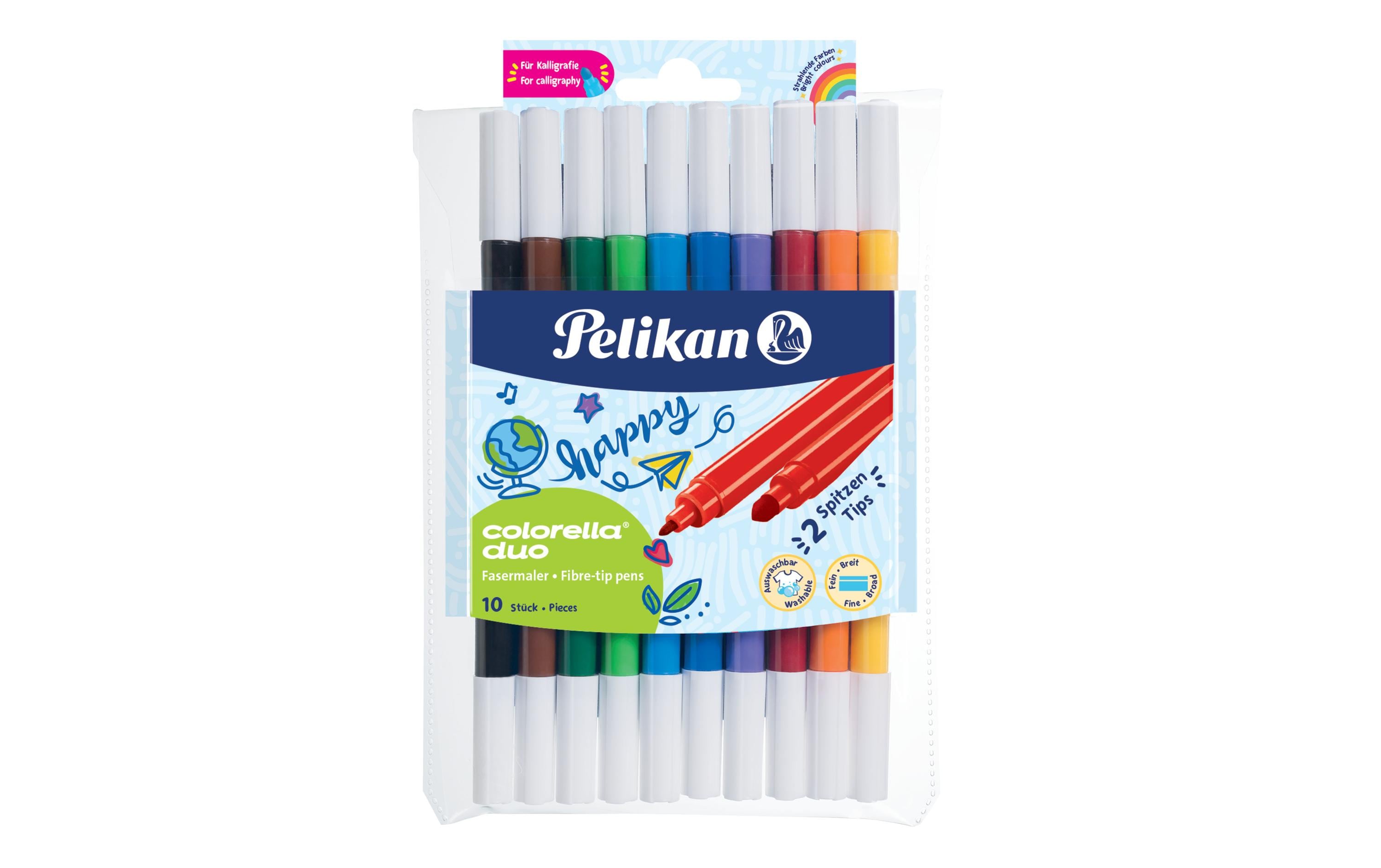 Filzstift Colorella duo C407 10 StückFasermaler mit zwei Spitzen