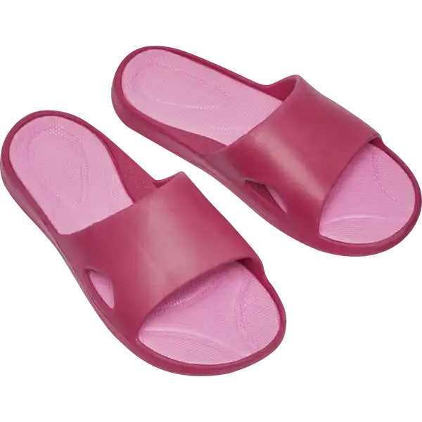 Badepantolette beere / rosa Gr. 41